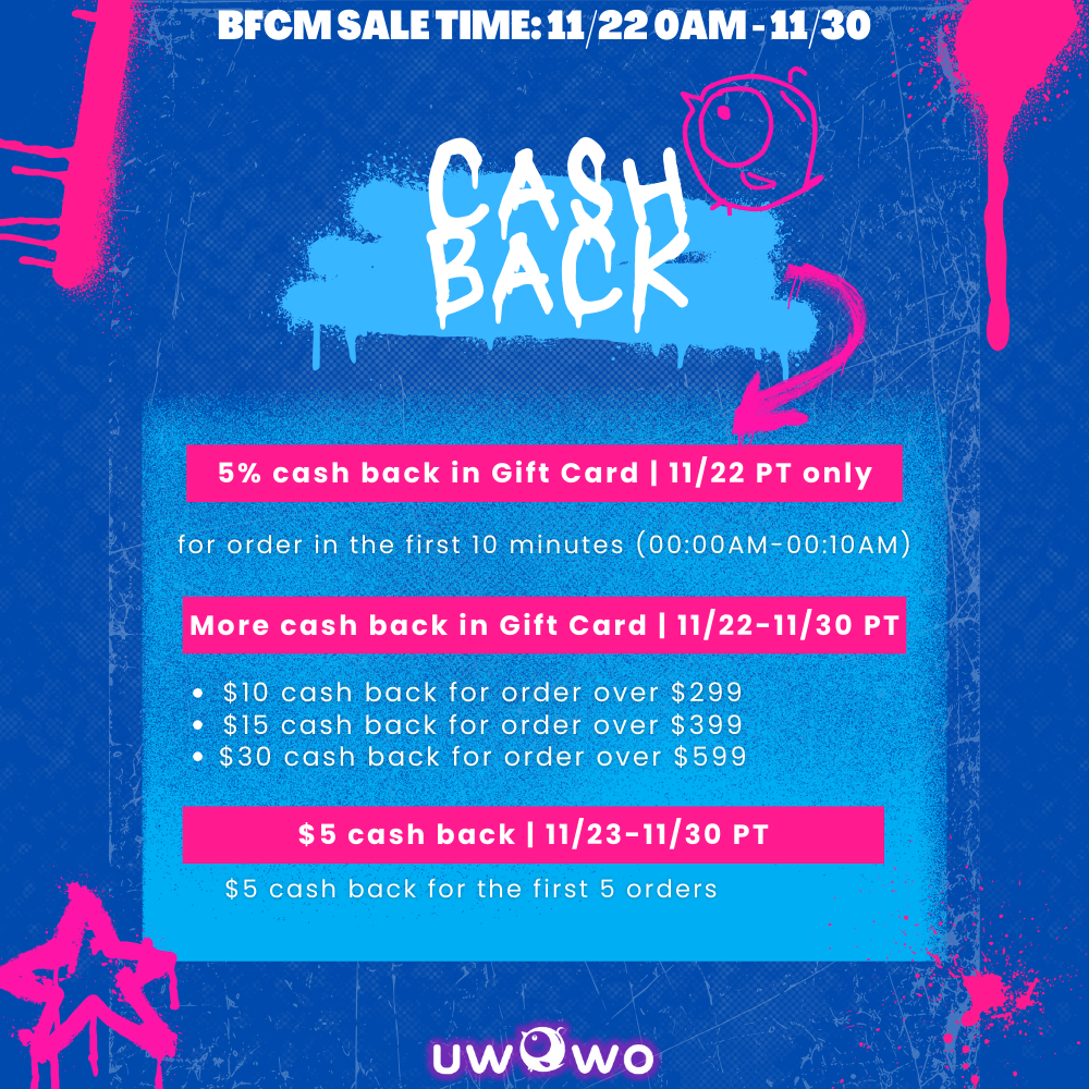 【Event Details】Uwowo Black Friday Cyber Monday BFCM Sale 2024