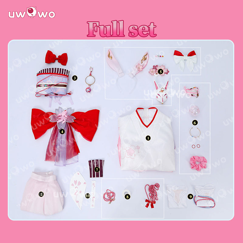 Uwowo Collab Series: Honkai: Star Rail Evanescia Lunar Blossoming Cosplay Costume XS-2XL