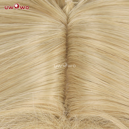 Uwowo Honkai: Star Rail Cosplay Wig Yanqing Cosplay Wig Yellow Hair