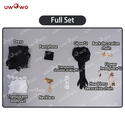 INSTOCK Uwowo Game Azur Lane Costume Chen Hai Gown Evening Sexy Cosplay Chenhai Costume