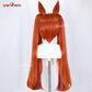 Uwowo Umamusume: Pretty Derby Daiwa Scarlet Starting Future Stage Outfit Cosplay Wig Long Brown Hair With Ponytails
