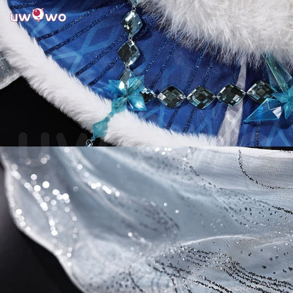 Uwowo Collab Series: Genshin Impact Tsaritsa Anastasya Snezhnaya Queen Cryo Archon Cosplay Costume XS-2XL