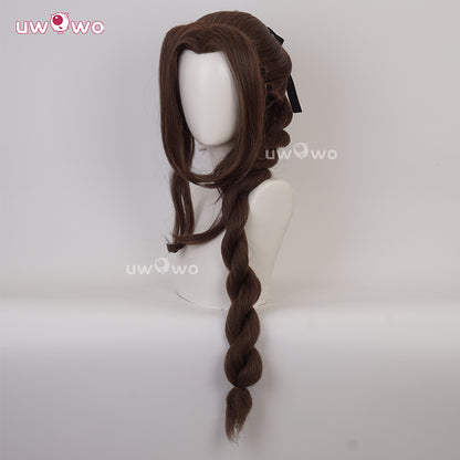 Uwowo Final Fantasy 7 FF7 Remake Aerith Cosplay Wig