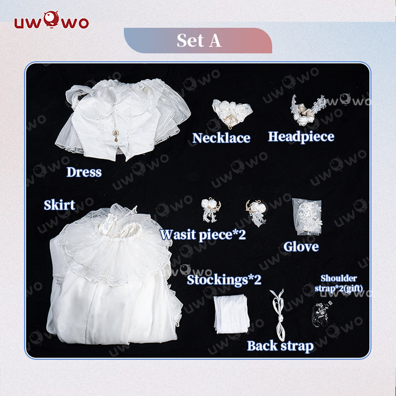 【Pre-sale】Uwowo Azur Lane Janus Oath Wedding Dress Bride Cosplay Costume