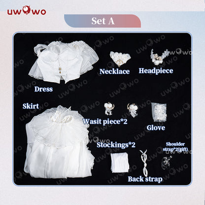 INSTOCK Uwowo Azur Lane Janus Oath Wedding Dress Bride Cosplay Costume