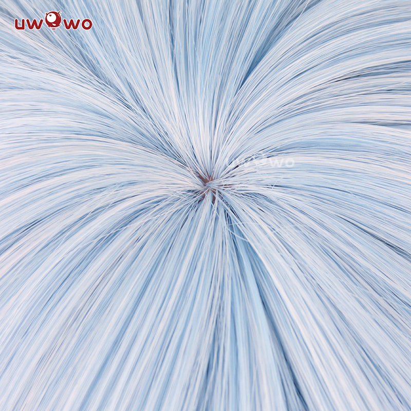 【Pre-sale】Uwowo Anime Frieren: Beyond Journey's End Himmel Cosplay Wig Short Blue Hair