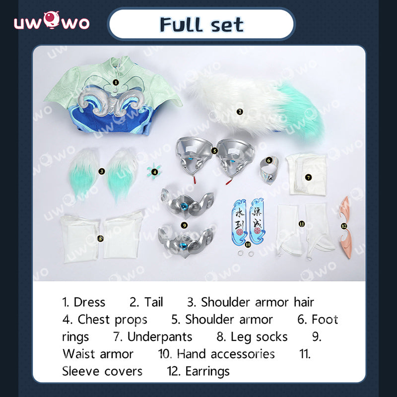 Uwowo Collab Series: Overwatch 2 Kiriko Bai Ze Skin Cosplay Cosutme XS-2XL