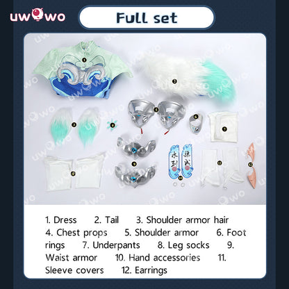 Uwowo Collab Series: Overwatch 2 Kiriko Bai Ze Skin Cosplay Cosutme XS-2XL