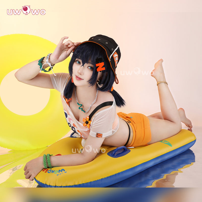 Uwowo Collab Series: Game Zenless Zone Zero/ZZZ Belle Swimsuit Summer Skies Cosplay Costume XS-2XL