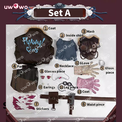 Uwowo Collab Series: Game Identity V  Cheerleader Fluorite Cosplay Costume