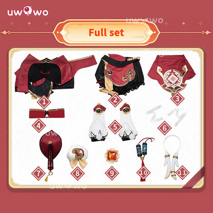 Uwowo Collab Series: Genshin Impact Yanfei Liyue Cosplay Cosutme S-XL