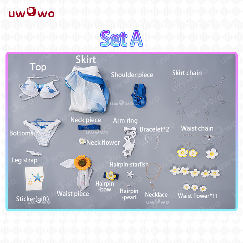 AUG PRESALE Uwowo Honkai: Star Rail Robin Summeretto Swimsuit Cosplay Costume