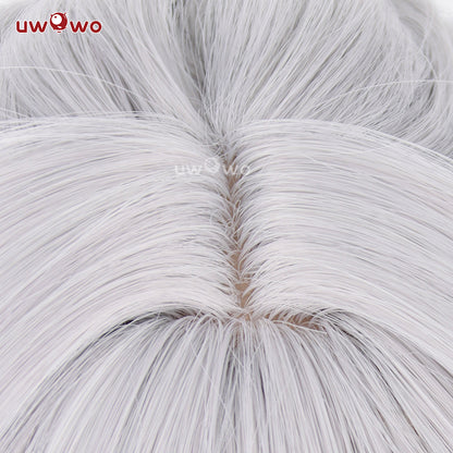 Uwowo Honkai Star Rail Bronya Cosplay Wig Long Silver Hair