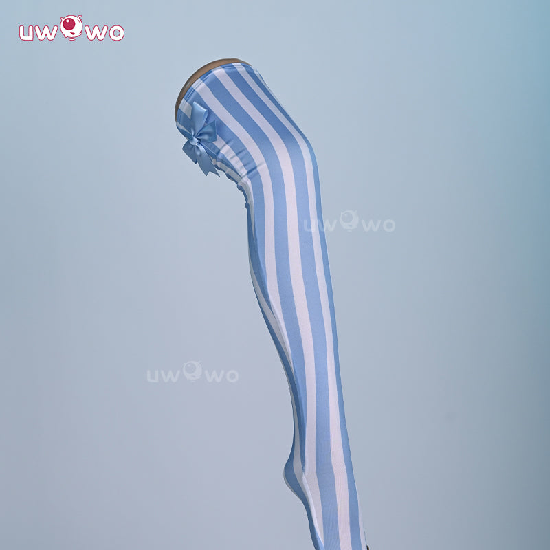 Uwowo Collab Series: Panty & Stocking with Garterbelt Stocking Angel Blue Lolita Cosplay Costume XS-2XL
