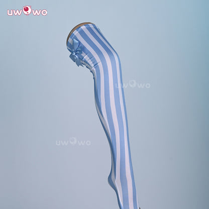 Uwowo Collab Series: Panty & Stocking with Garterbelt Stocking Angel Blue Lolita Cosplay Costume XS-2XL