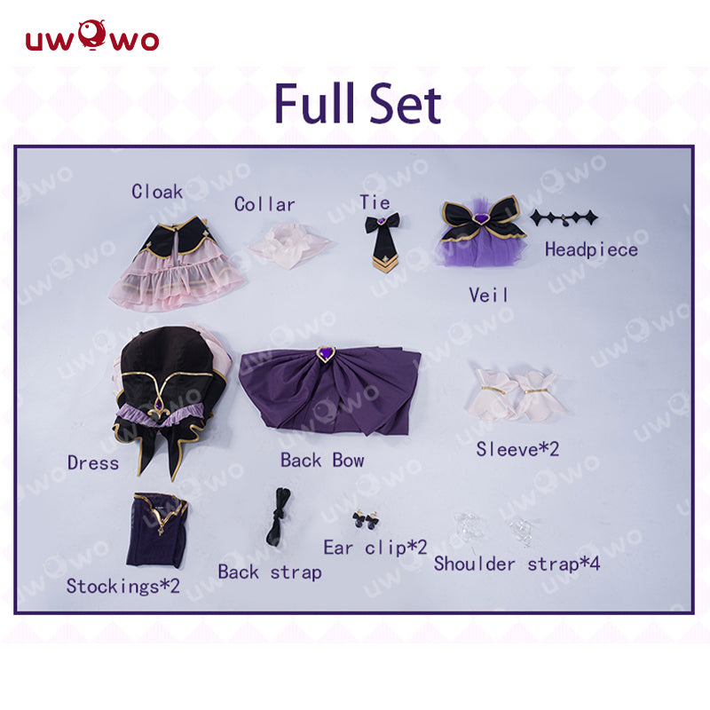MARCH PRESALE Uwowo Anime Star Detective Precure! Cure Arcana Shadow/Moria Luluka Cosplay Costume