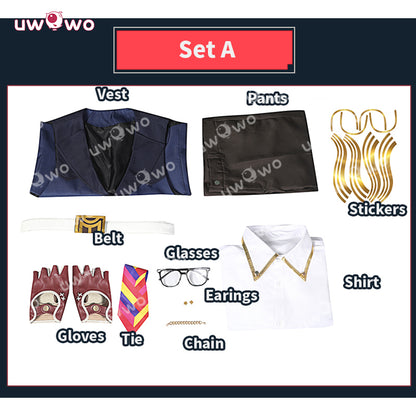 Uwowo Collab Series:Game Valorant Chamber Cosplay Costume