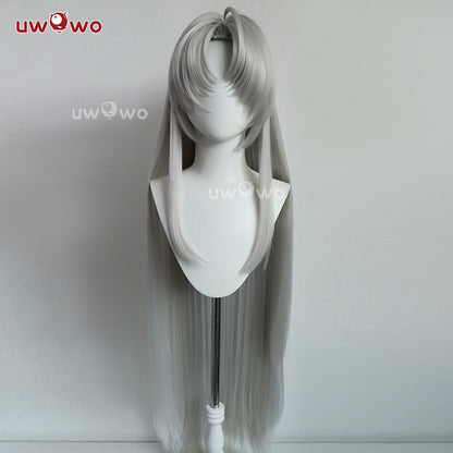 Uwowo Game Wuthering Waves WuWa Carlotta Cosplay Long Grey Hair
