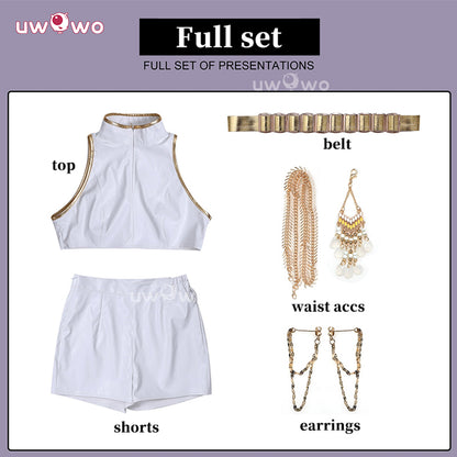 Uwowo Collab Series: Kpop White Performance Cosplay XS-3XL