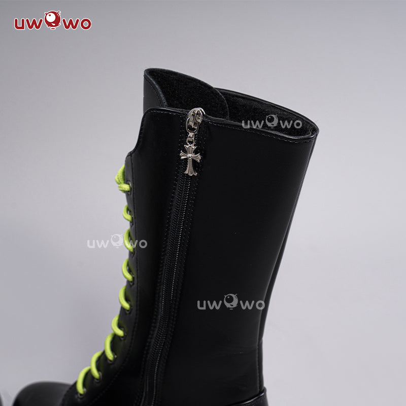 Uwowo V singer Rin Rascal Collab Witch Gothic Cosplay Shoes – Uwowo Cosplay