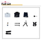 Uwowo Collab Series: Anime Black Bulter Ciel Blue Default Suit Cosplay Costume S-XL