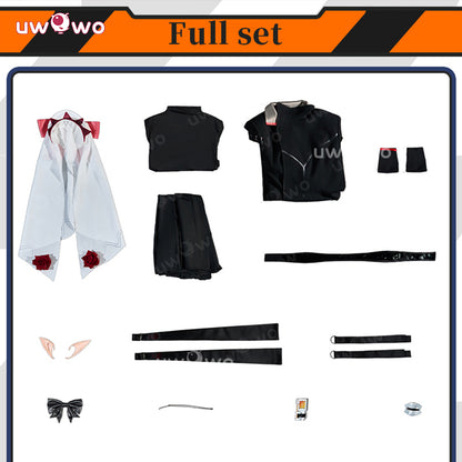Uwowo Collab Series: Game Zenless Zone Zero/ZZZ Remielle Offcier Uniform Cosplay Costume S-XL