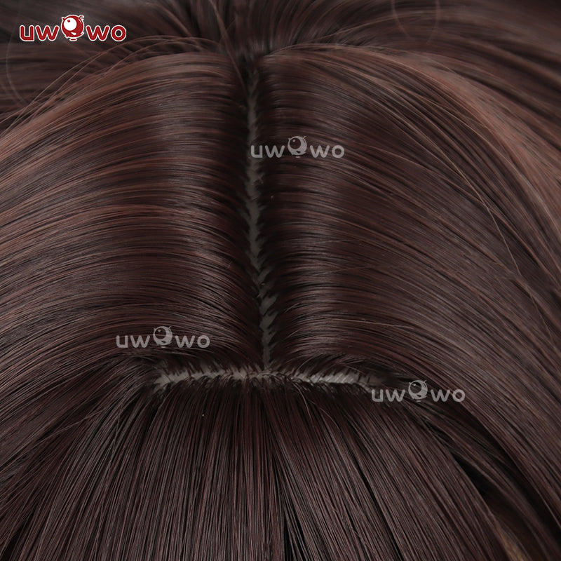 Uwowo Game Genshin Impact Chiori Wig Middle Brown Hair