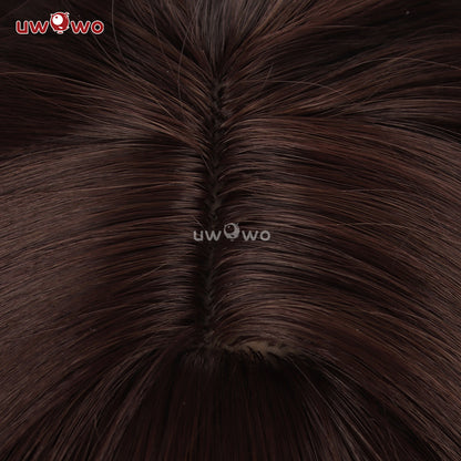 Uwowo Honkai Star Rail Tingyun Cosplay Wig Brwon Hair With Ears
