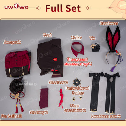 [Last Batch]【In Stock】Exclusive Uwowo Genshin Impact Fanart Hutao Bunny Suit Cute Cosplay Costume
