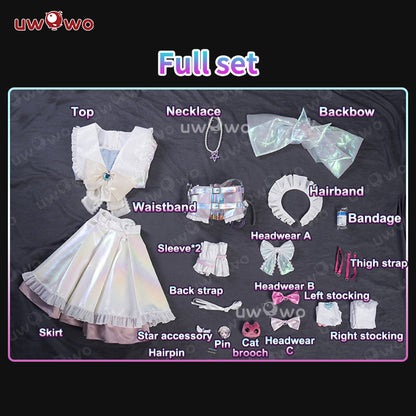 S-3XL Uwowo Needy Streamer Overload KAngel Magical Girl Fanart Cosplay Costume