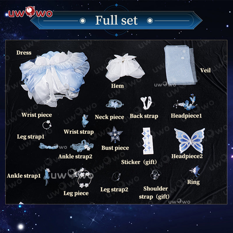 MAY PRESALE Uwowo Game Wuthering Waves Shorekeeper Fanart Waterside Dream Gown WuWa Cosplay Costume