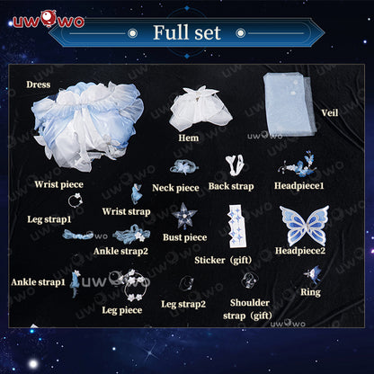 MAY PRESALE Uwowo Game Wuthering Waves Shorekeeper Fanart Waterside Dream Gown WuWa Cosplay Costume