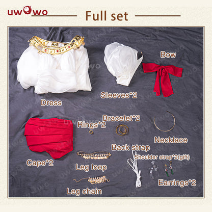 [Last Batch] Uwowo Game Fate/Grand Order Nero Claudius/Red Saber Heroic Spirit Formal Dress Gown Cosplay Costume