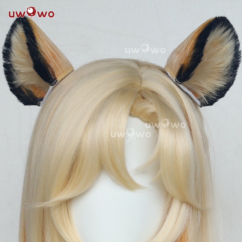 【Pre-sale】Uwowo Game Genshin Impact Xiloneni Natlan Cosplay Wig Long Yellow Hair