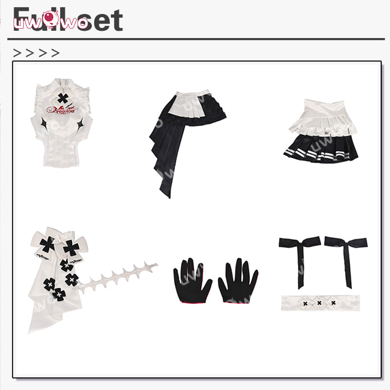 Uwowo Collab Series: V Singer Twin Tails Racing 2026 Cafe Ver. Cosplay Cosutme S-3XL