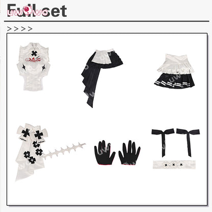 Uwowo Collab Series: V Singer Twin Tails Racing 2026 Cafe Ver. Cosplay Cosutme S-3XL