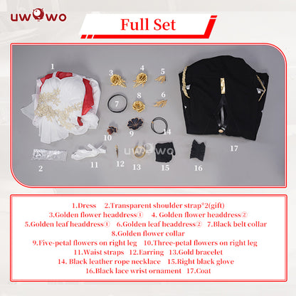 INSTOCK S-3XL Uwowo Honkai Star Rail Himeko Starward Explorer HSR Dress Cosplay Costume