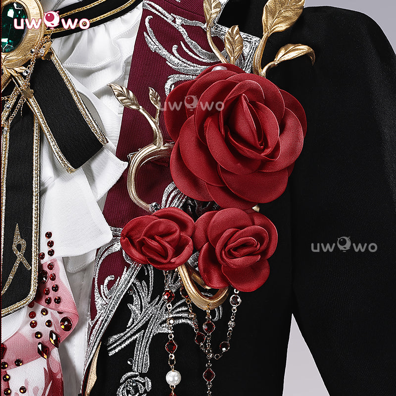 Uwowo Collab Series: Love and Deepspace MC's Bloodmoon Soulpact Couple Sylus Silverwing Fiend Cosplay Costume S-2XL