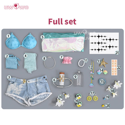 Uwowo Collab Series: Deluxe Lynae Peppermint Swimsuit Wuthering Waves WUWA Cosplay Costume S-XL