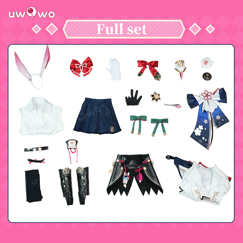 Uwowo Collab Series: Honkai Star Rail Evanescia Kimono Style Cosplay Costume XS-2XL