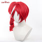 Uwowo Game Identity V Priestess-“Crimson” Cosplay Wig Long Red Hair