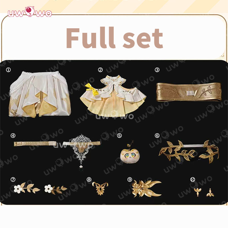 Uwowo Collab Series: Aglaea Kitty Series Honkai Star Rail Cosplay Costume S-2XL