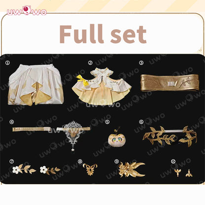 Uwowo Collab Series: Aglaea Kitty Series Honkai Star Rail Cosplay Costume S-2XL