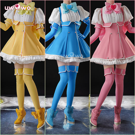 Uwowo  Collab Series: Gushing Over Magical Girls Haruka HANABISHI Sayo MINAKAMI Kaoruko TENKAWA Uniform Cosplay Costume