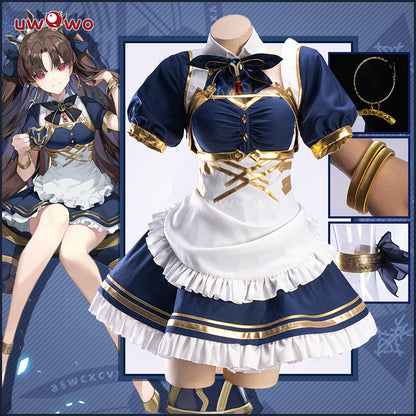 INSTOCK-Uwowo Game Fate/Grand Order FGO Ishtar Maid Figure ver. Cosplay Costume