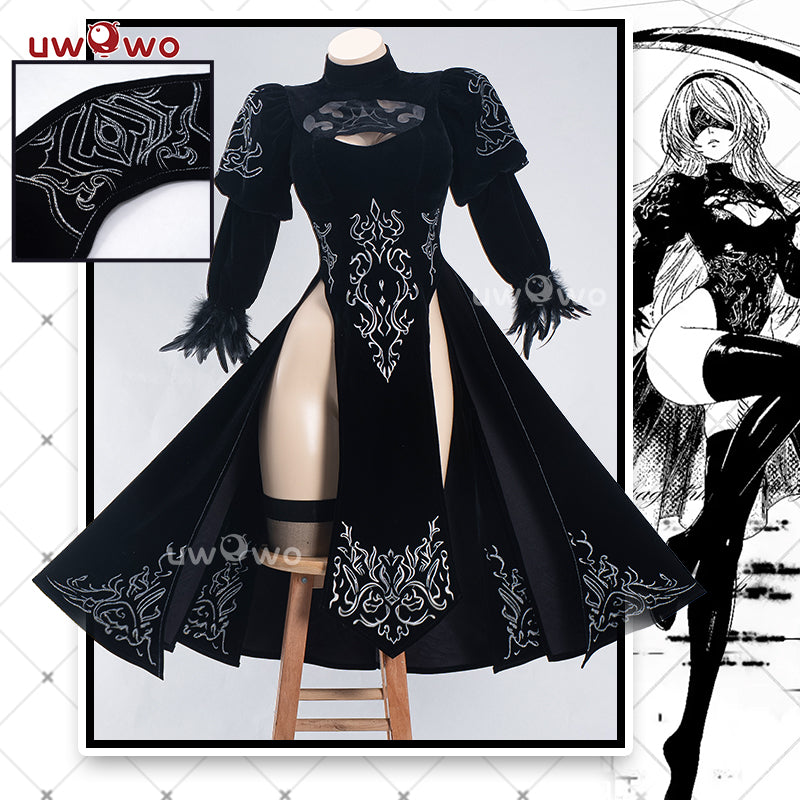 APR PRESALE Uwowo Nier: Automata 2B Redesign Cheongsam Fanart Cosplay Costume