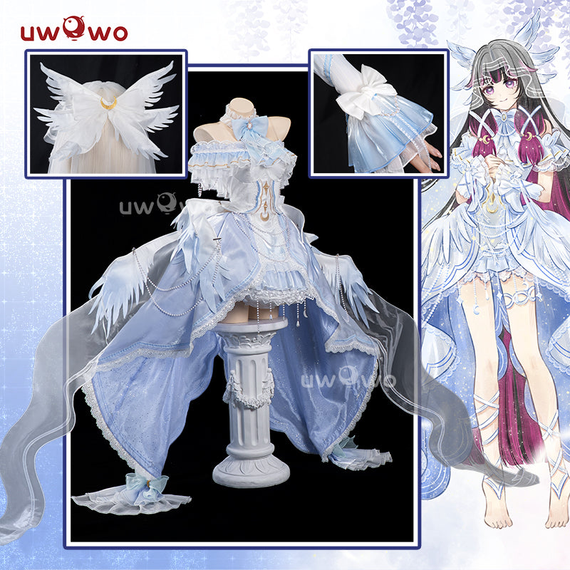 OCT PRESALE Uwowo Genshin Impact Fanart Columbina Lunar Veil Gown Cosplay Costume S-3XL