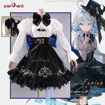 [Last Batch] INSTOCK-Uwowo Genshin Impact Fanart Furina Modern British Style Cosplay Costume