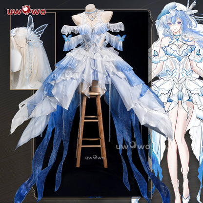 Uwowo Game Wuthering Waves Shorekeeper Fanart Oath Wedding Gown WuWa Cosplay Costume