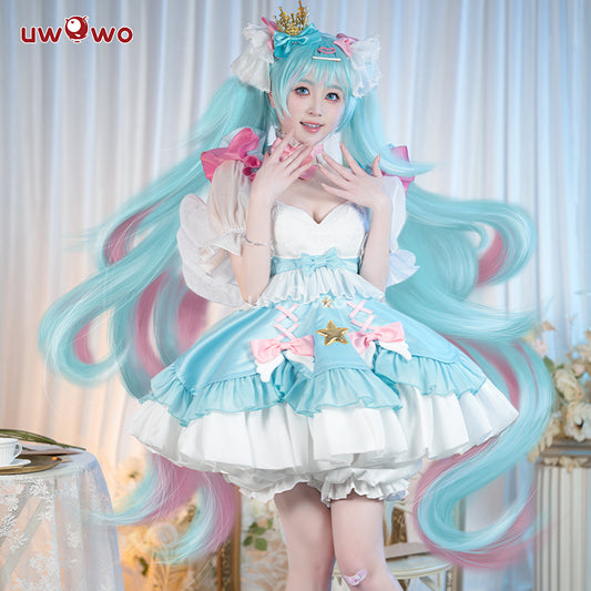 ✨Uwowo Cosplay✨ on X: Hatsune Miku Classic Cosutme is currently available  for preorder in 3XL! This costume features 2 versions of socks. More  details>> 🎃 Halloween Sale Ends in 3 hours 🎃 #